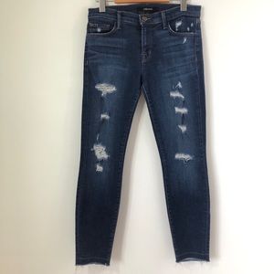 J Brand | Cropped Distressed Jeans